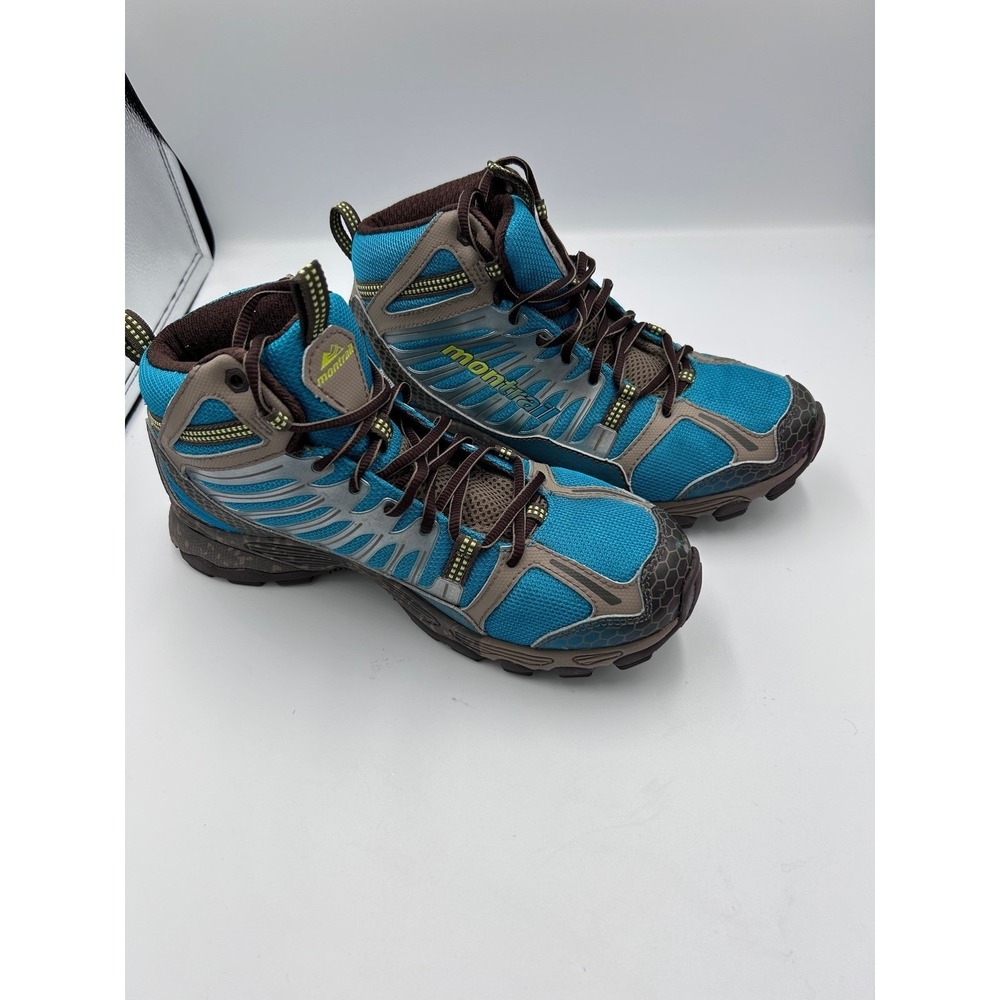 Montrail Mountain Masochist II Outdry Waterproof Hiking Boots Blue size 9